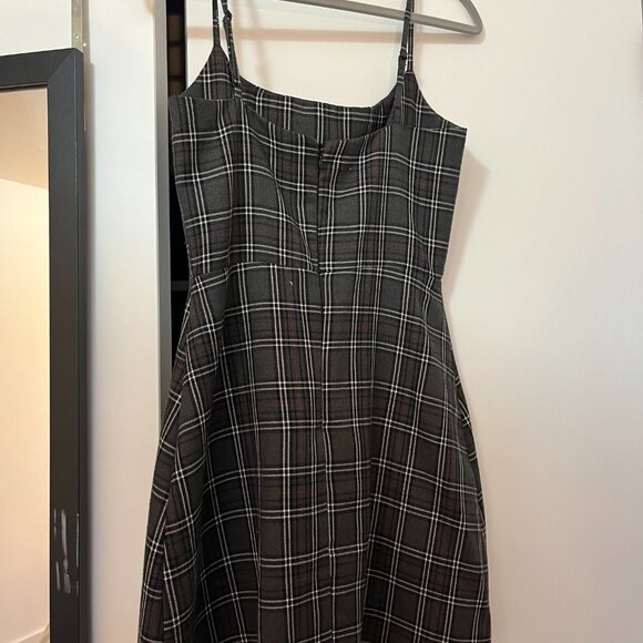 Reformation Plaid Mini Dress - Picture 2 of 4